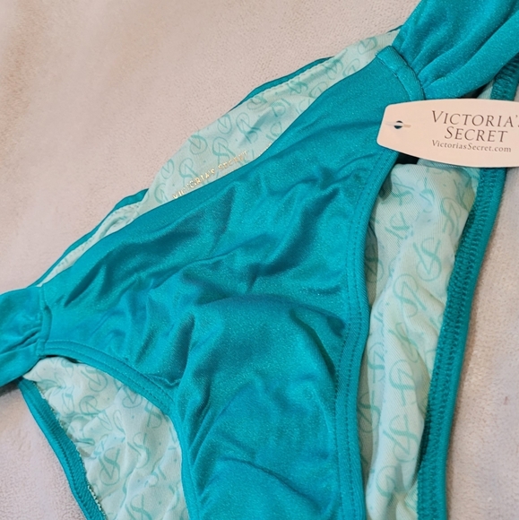 Victoria's Secret Vibrant Teal Ruched Bottom - Picture 3 of 9